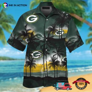 Green Bay Packers Summer Beach Vacation Hawaiian Shirt