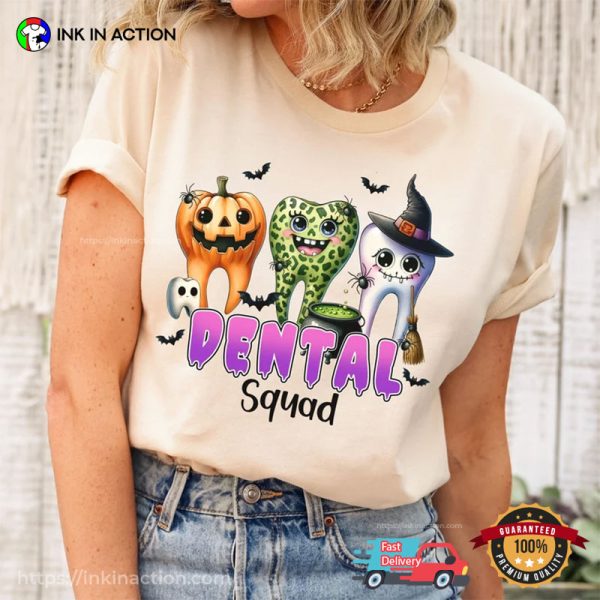 Halloween Dental Squad Funny Halloween Shirts