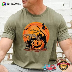 Halloween Scary Pumpkin Horror Night Comfort Colors T shirt 1