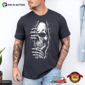 Halloween Spooky Skeleton Comfort Colors T-shirt 1