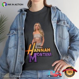 Hannah Montana Sabrina Carpenter Funny Disney Logo T shirt 3