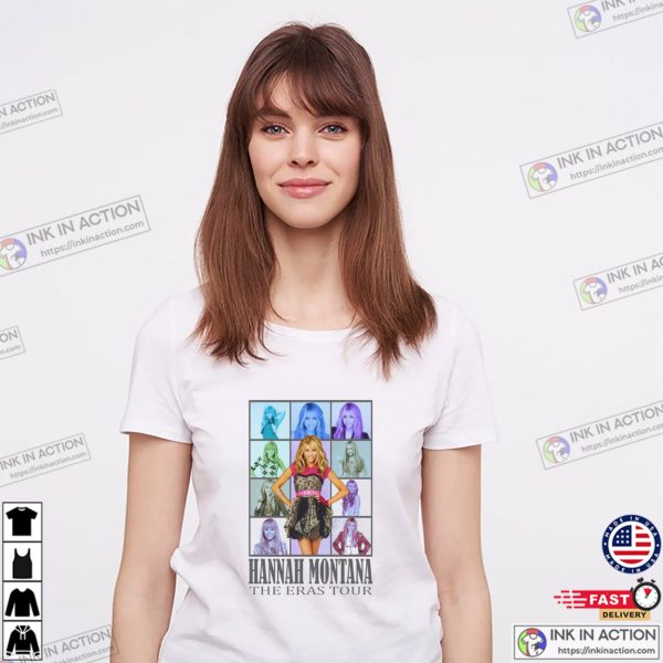 Hannah Montana The Eras Tour 2024 Vintage Style T-shirt