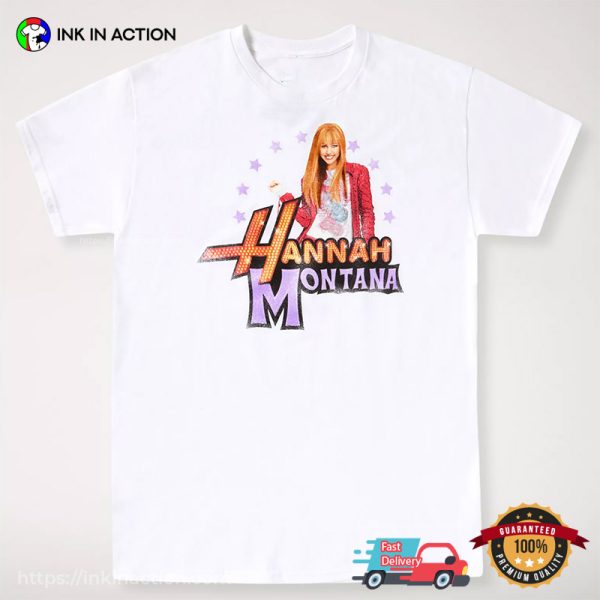 Hannah Montana Young Miley Cyrus Disney T-shirt