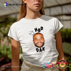 Happy Birthday Dak Funny Dak Prescott Face Shirt 1