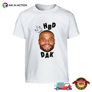 Happy Birthday Dak Funny Dak Prescott Face Shirt 3