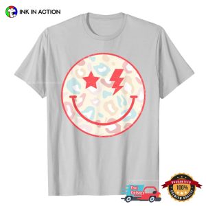 Happy Face Smiley Face Retro T shirt 1