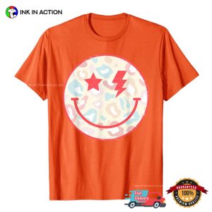 Happy Face Smiley Face Retro T shirt 2