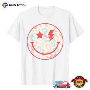 Happy Face Smiley Face Retro T shirt 3