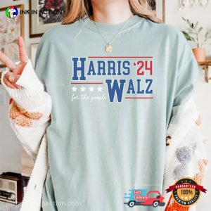 Harris Walz 2024 For The People Comfort Colors T-shirt