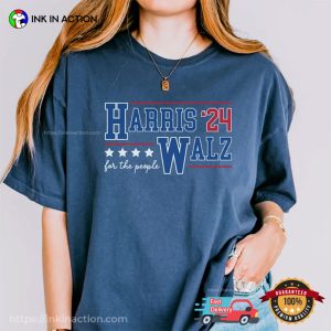 Harris Walz 2024 For The People Comfort Colors T shirt 2