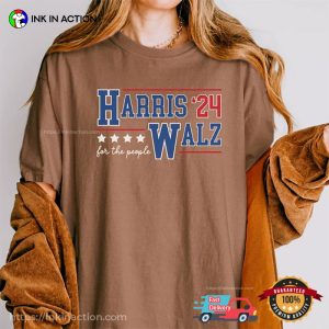 Harris Walz 2024 For The People Comfort Colors T shirt 3