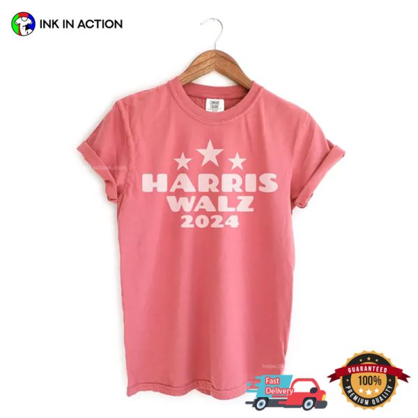 Harris Walz 2024 Kamala Harris N Tim Walz Campaign Comfort Colors T-shirt