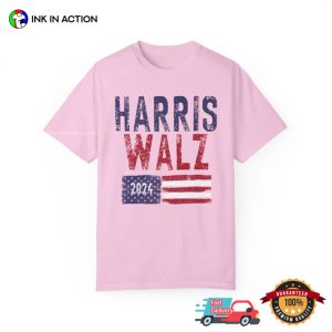 Harris Walz For America 2024 Blur Comfort Colors T-shirt