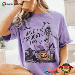 Have A Spooky Day Grave Comfort Colors Tee 3