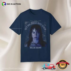 Hit Me Hard and Soft Album by Billie Eilish Vintage Indie Pop Music Tee 3