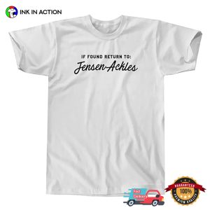 If Found Return to Jensen Ackles Funny T shirt 1