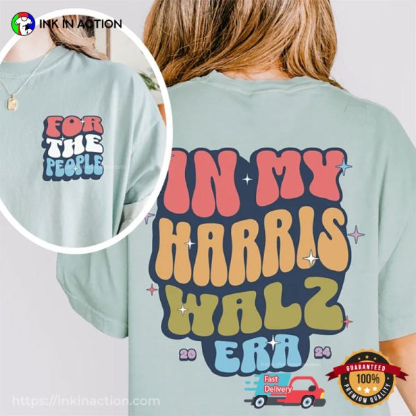 In My Harris Walz Era Groovy Comfort Colors T-shirt