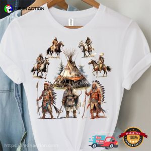 Indian Tribe Hunter native american day T shirt 2