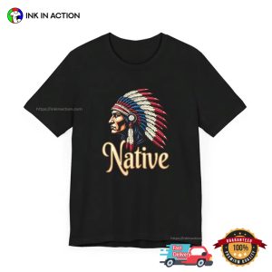 Indian War Chief native american day Celebration T shirt 3