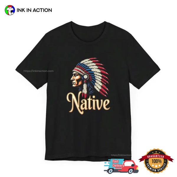 Indian War Chief Native American Day Celebration T-shirt