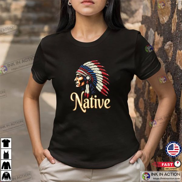 Indian War Chief Native American Day Celebration T-shirt