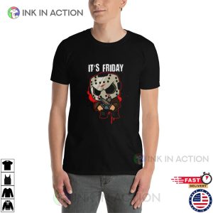 It's Friday It's Kill Time Funny Jason Voorhees T shirt 2