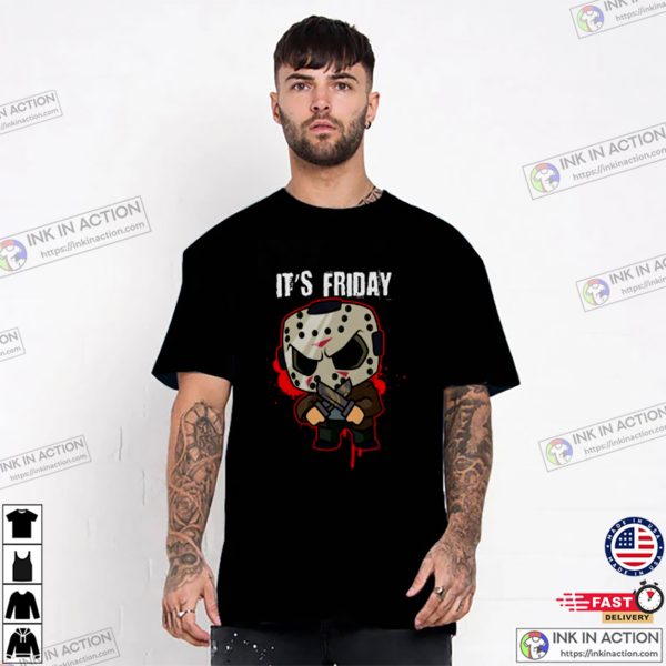 It’s Friday It’s Kill Time Funny Jason Voorhees T-shirt