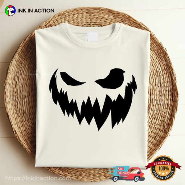 Jack O Lantern Pumpkin Face Halloween Party T-shirt