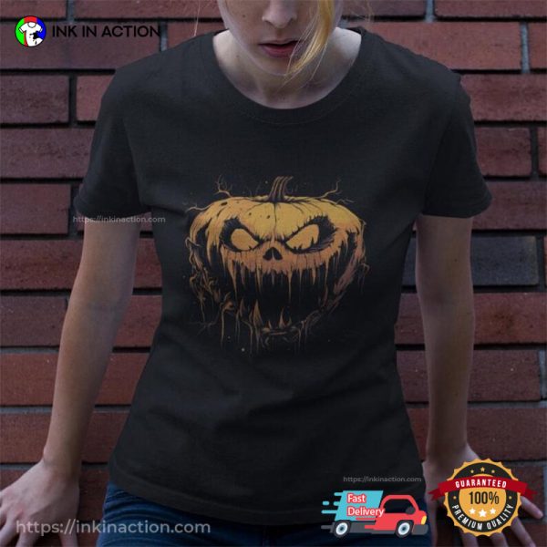 Jack o’ Lantern Scary Pumpkin Spooky Season Tee