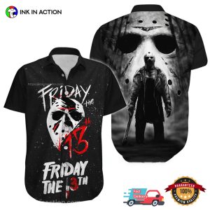 Jason Voorhees Friday The 13th Horror Movie Hawaiian Shirt