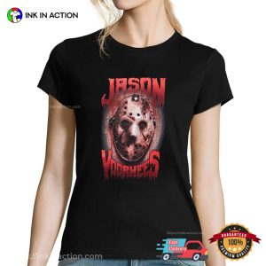 Jason Voorhees Mask Face Horror T-shirt