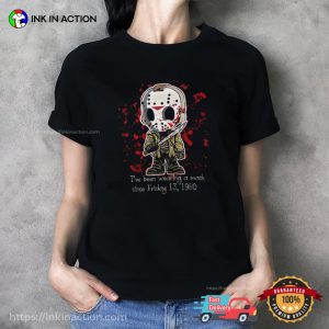 Jason Wearing A Mask Since Friday 13 1980 Horror T-shirt