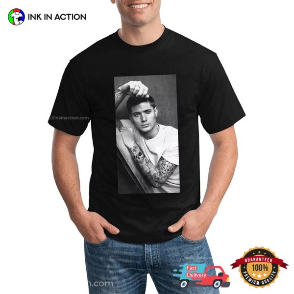 Jensen Ackles Fashion Photo Retro Fan Shirt