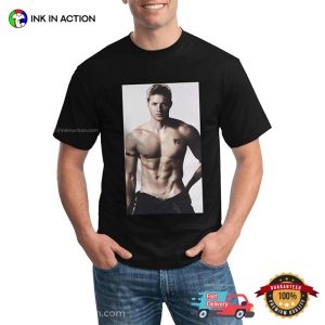 Jensen Ackles Sexy Men Graphic T shirt 1