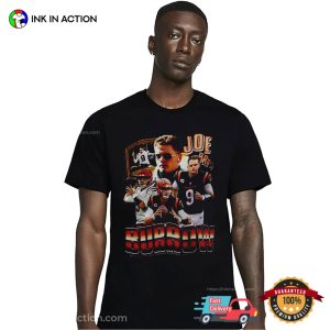 Joe Brrr Joe BurrowVintage 90s Style Football T-shirt