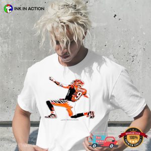 Joe Burrow 9 Cincinnati Bengals Football Graphic Tee 2