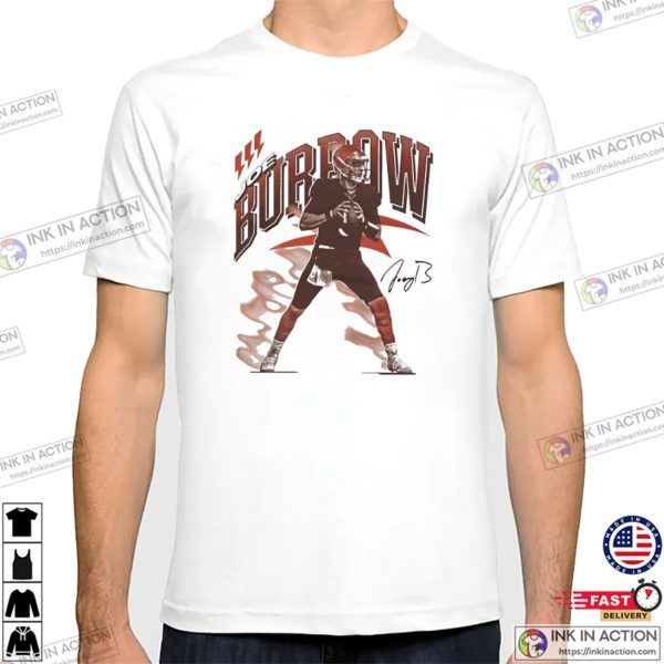 Joe Burrow Cincinnati Football Signature Retro Shirt