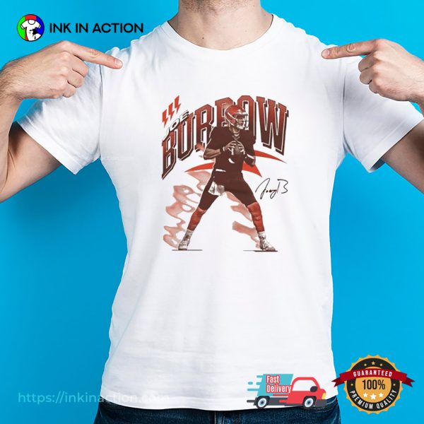 Joe Burrow Cincinnati Football Signature Retro Shirt