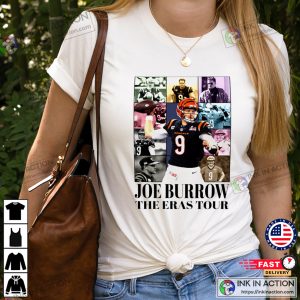 Joe Burrow The Eras Tour Style Graphic T shirt