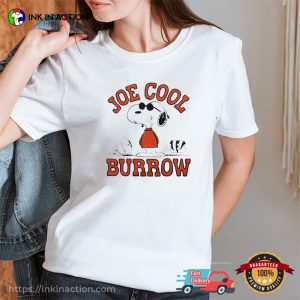 Joe cool Burrow Snoopy Football T shirt 1