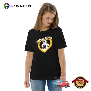 Jordan Love 10 Green Bay Packers Heart T-shirt