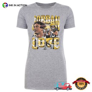 Jordan Love WHT Football Signature T shirt 2