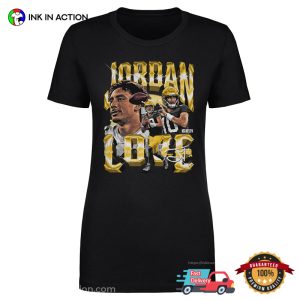 Jordan Love WHT Football Signature T shirt 3