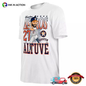 Jose Altuve 27 Houston Astros Star Baseball T shirt 2