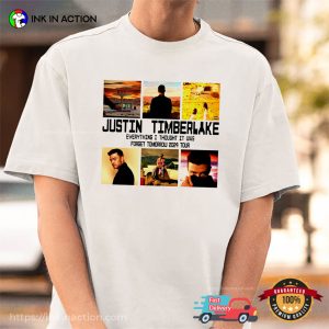 Justin Timberlake Forget Tomorrow World Tour T shirt 2