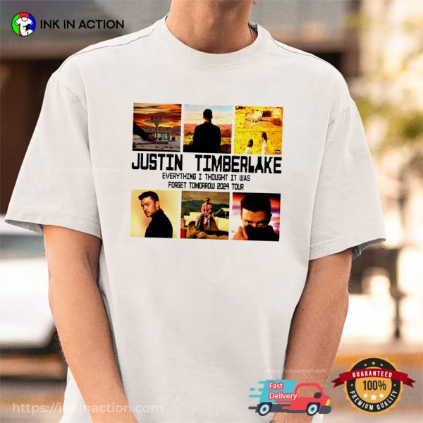 Justin Timberlake Forget Tomorrow World Tour T-shirt