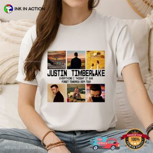 Justin Timberlake Forget Tomorrow World Tour T shirt 3