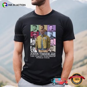 Justin Timberlake The Forget Tomorrow World Tour Eras Style T shirt 2