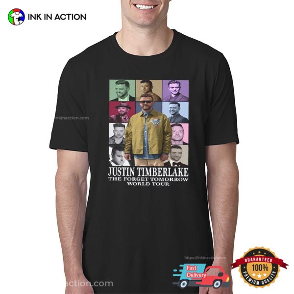 Justin Timberlake The Forget Tomorrow World Tour Eras Style T-shirt