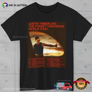 Justin Timberlake Tour 2024 Retro Style T shirt 3